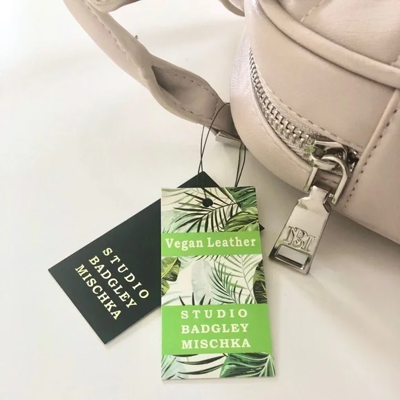 Badgley Mischka Quilted Crossbody Mini Bag with Silver-Tone Studs - Picture 10 of 16